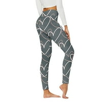 Ženske hlače Ljeto Ležerne prilike tiskane joge visoke struke labave ravne duge hlače