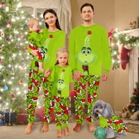 Nestašan božićni koji se podudaraju sa božićnim PJ-ima za porodicu i pse, slatka božićna pidžama-božićna