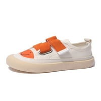 Tenmi Kids Flats Slip na casual cipelama Neklizajuće platnene tenisice Udobne cipele za hodanje Trčanje lagano udobne tenisice narančaste 7c