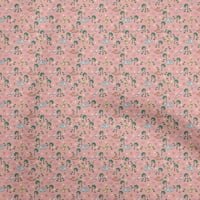 Onuone pamučna svila ružičasta tkanina šarena dinosaur crtani šivanje materijala za šivanje tkanina