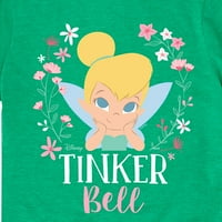 Tinker Bell - Tinker Bell cvjetni - grafička majica kratkih rukava za mlade i mlade