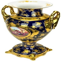 Imperijski pokloni 24 Porculanska podna vaza s ručkama, velika koštana kineska luksuzna cvijeća teglica,