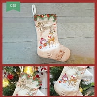 Popust Božićne čarape Privjesak Božićni ukrasni članci Božićne čarape Poklon torba