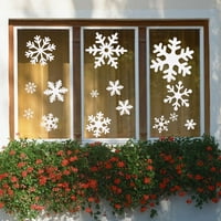 Božićni bijeli pahulji kreativni stakleni prozor pahuljicama Privjesci ukrasi ublažavaju ukrasne rekvizite