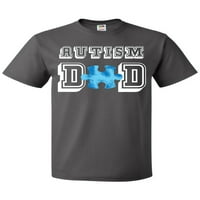 Inktastični autizam Ovjesnost autizma tata sa plavom puzzle majicom