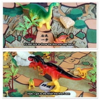 AOZOWIN KID BOY poklon igračka dinosaur životinjski model Behemoth Dinosaur Leteći šah, božićni pokloni