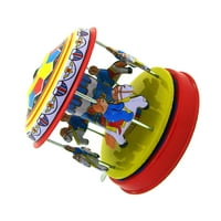 Tin Retro igračka Merry-Round Iron ClockWork igračka igračka igračka lično dekoracija za kuhanje za