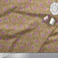 Soimoi pamučna kambrična tkanička tkaninska odlazi i periwinkle cvjetno ispisno tkanina od dvorišta široko