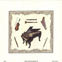 Klavir i instrumenti II Print plaka