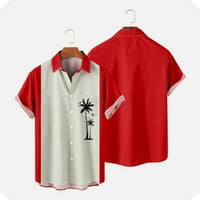 Uorcsa muns Kompresijska košulja moda Popularni odmor za odmor Ljetni gumb Plaža Hawaiian Revel džep