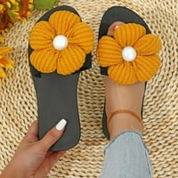 Papuče za žene Dame Flip Flops Otvoreno TOE Cvijeće Bohemijske sandale Ležerne cipele Summer Beach Cipele