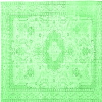 Ahgly Company Zatvoreni pravokutnik Perzijski Emerald Green Tradicionalni prostirke, 2 '5'