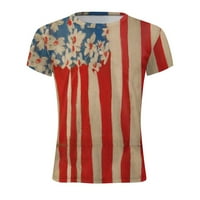 Muške majice Dan neovisnosti Ljetni modni 3D digitalni tisak kratkih rukava za muškarce