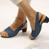 Elegantne cipele sa niskim kruničkim potpeticama Žene Ljetne debele pete Sandale pumpe CUPLLE Otvoreni
