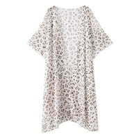 Tking Fashion Ženska velika ženska bluza za odmor Šifon košulja Cardigan Suncscreen - L