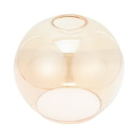 Svjetiljka Svjetiljka Globe Shade Svjetlo Post Glass Nijanse Stolni svjetiljki Očisti bijela Sconce