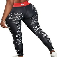 Avamo ženske pantalone Elastične struke gamaše Camo Print Yoga hlače Svakodnevno jeziranje casual dna