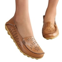 Cathalem ženske casual cipele veličine moći prozračne čipke cipele casual cipele cipele smeđe 7