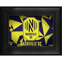 Nashville SC uokviren 5 7 Collage logotipa tima