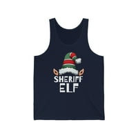 Šerif Elf Unise Termper TOP, XS-2XL Božićni praznici Xmas vilenjake policije