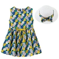 PIMFILM haljine za djevojčice Dječje djece Dječje djevojke Summer Haljina Sling cvjetna casual haljina