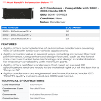C kondenzator - kompatibilan sa - Honda CR-V 2005