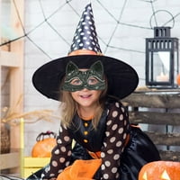 Sprifallbaby Halloween Masquerade Peče za lice Sekse nadalje za lice trake sa pahuljem pola lica za zabavu
