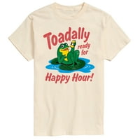 Instant poruka - Toadally spreman za sretan čas - mušku grafičku majicu kratkih rukava
