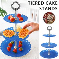 3-tier cupcake stalak za tortu desert vjenčani događaj za zabavu za dodirnu ploču toranj