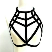 PXIAKGY donje rublje za žene Žene Ladies Hollow Strappy BRA Cage Crop Top Bustier Tops Black + L