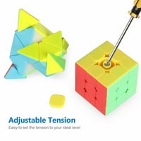 Speed ​​Cube Bundle MF2S MF3R2S Skewb piramidna naljepnica bez čarobne kocke za puzzle igračke
