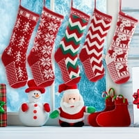 Božićna čarapa lutka čarapa Santa Candy poklon torbe Xmas Tree Viseći dekor