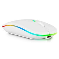 2.4GHz i Bluetooth miš, punjivi bežični miš za Oppo Reno 5G Bluetooth bežični miš za laptop MAC računarsku