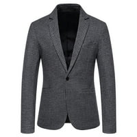 Blazers za muškarce veliki i visoki čišćenje muških jednoslojnih modnih odijela Business casual odijelo