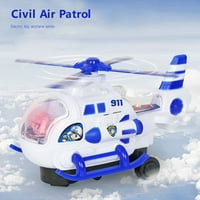Čišćenje helikoptera, helikopter sa 4D zapanjujućim realnim svjetlima i zvucima, automatsko udaranje