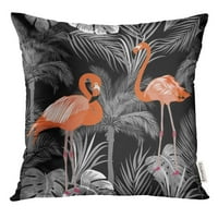 Zelena grana Flamingo tropskog lišća dlana klimatskog okruženja bacaju jastučnicu za jastuku