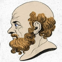 Sokrat, drevni grčki filozofski poster Ispis naučnog izvora