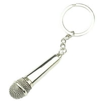 Tipka za mikrofon ključ za ključeve viseći ukras mikrofon tipke za ključeve vešaljka
