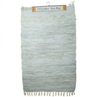 Veleprodaja čvrste krem ​​bijele pravokutne površine bacaju tepihe 24 36