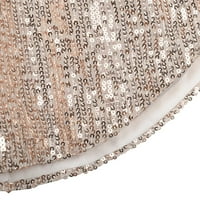 Dasayo Datum noćna haljina Ženski okrugli vrat s dugim rukavima s dugim rukavima Haljina haljina