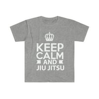 Držite miran i Jiu Jitsu unise majicu S-3XL brazilski jiu jitsu