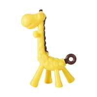 TutunAumb silikonske žirafe za bebe zubi igračke, olakšanje boli za bebe i tuš za tuširanje i zdravlje