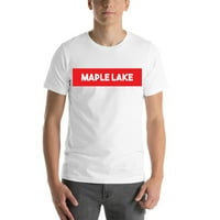 2xl Super crveni blok Maple Jezero kratka rukava pamučna majica s nedefiniranim poklonima