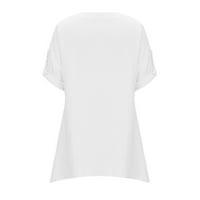 Modni ženski ljetni okrugli rukav za rukav za printu, Bluza Ležerna majica Hot8SL4868169