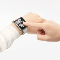 Slučaj sa kaljenim staklenim zaštitnim zaštitom kompatibilan sa Apple Watch series serije, HD ukupnom