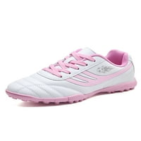 Lacyhop Unise Sports Prozračne fudbalske tenisice Girls Boys Comfort Comfort Soccer Cleats Pink Slomljen