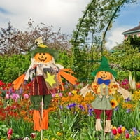 Angmile Halloween bundeve strašilo lutke narančaste hlače strašilo za ukras za Noć vještica Na kućna
