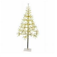 Svijetla za odmor u. Božićno LED svijetlo Burst Gold Tree, čisto bijelo