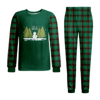 Plovite podudaranje božićne pidžame za parove otporne na plamenu i pletene hlače Početna Xmas Flannel