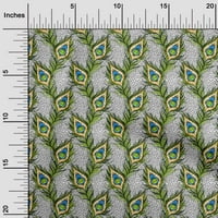 Onuone pamučne kambrične lampice zelene tkanine perje haljina materijala tkanina za ispis tkanina sa